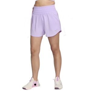 Nike One Dri-FIT  Women's Ultra High-Waisted Shorts Lilac Bloom Size M